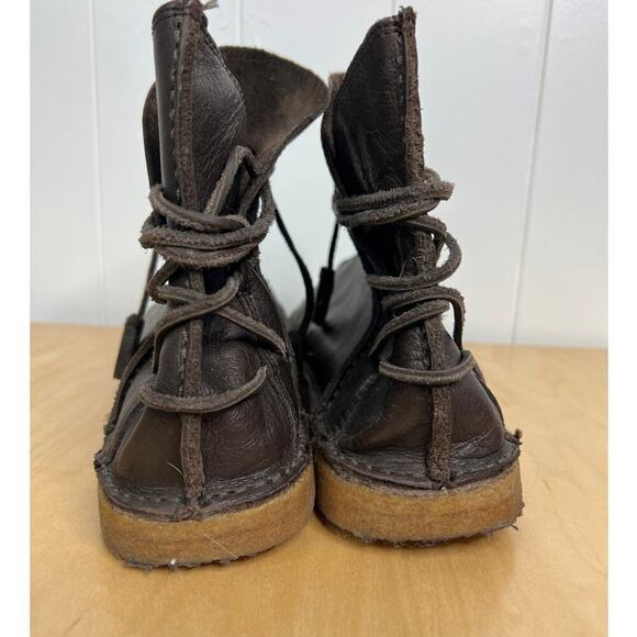 Baffin Indie Brown Leather Ankle Boots Women's 10 - Picture 3 of 6